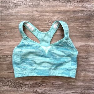 Brooks Women's 36DD Rebound Racerback Light Blue Sports Bra